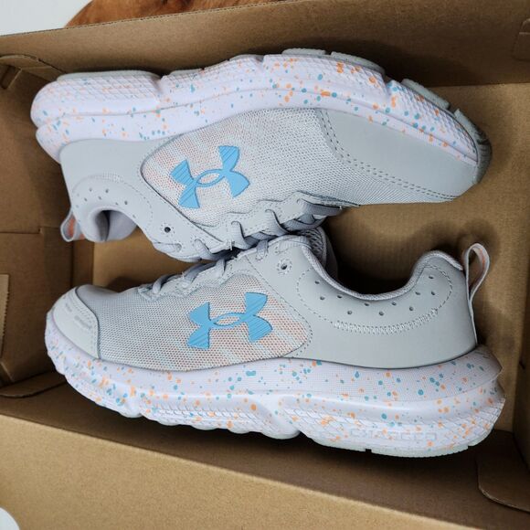 Under Armour Charged Assert 10 PNTSP – Women’s Size 7, Gray, Unworn - Picture 4 of 11